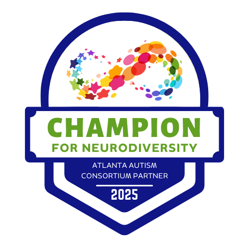 nonprofit digital badge Champions for Neurodiversity corporate giving program